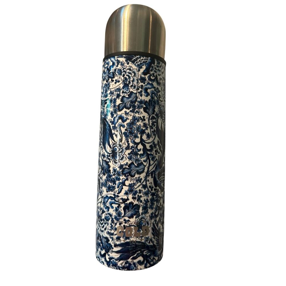 Blue Peacock Stone Cold Fox Thermos Stainless 17oz Double Insulated Thermos/Cup